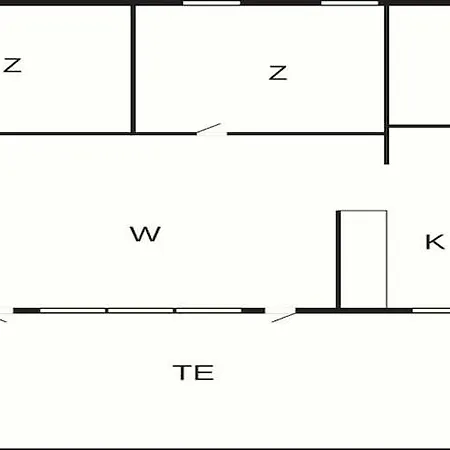 5 Person In Vaeggerlose Dom wakacyjny Bøtø By